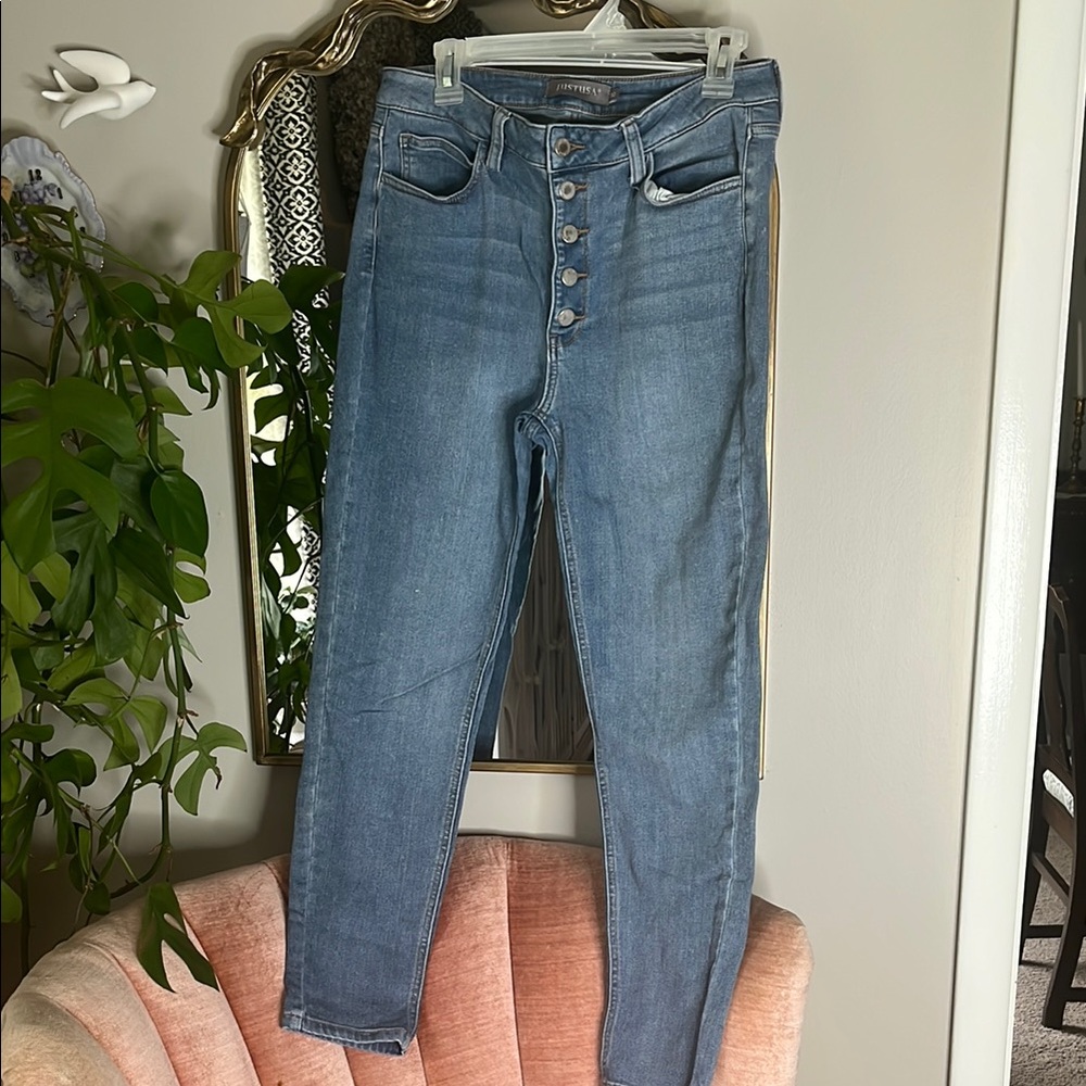 Just USA High Rise Light Blue Jeans